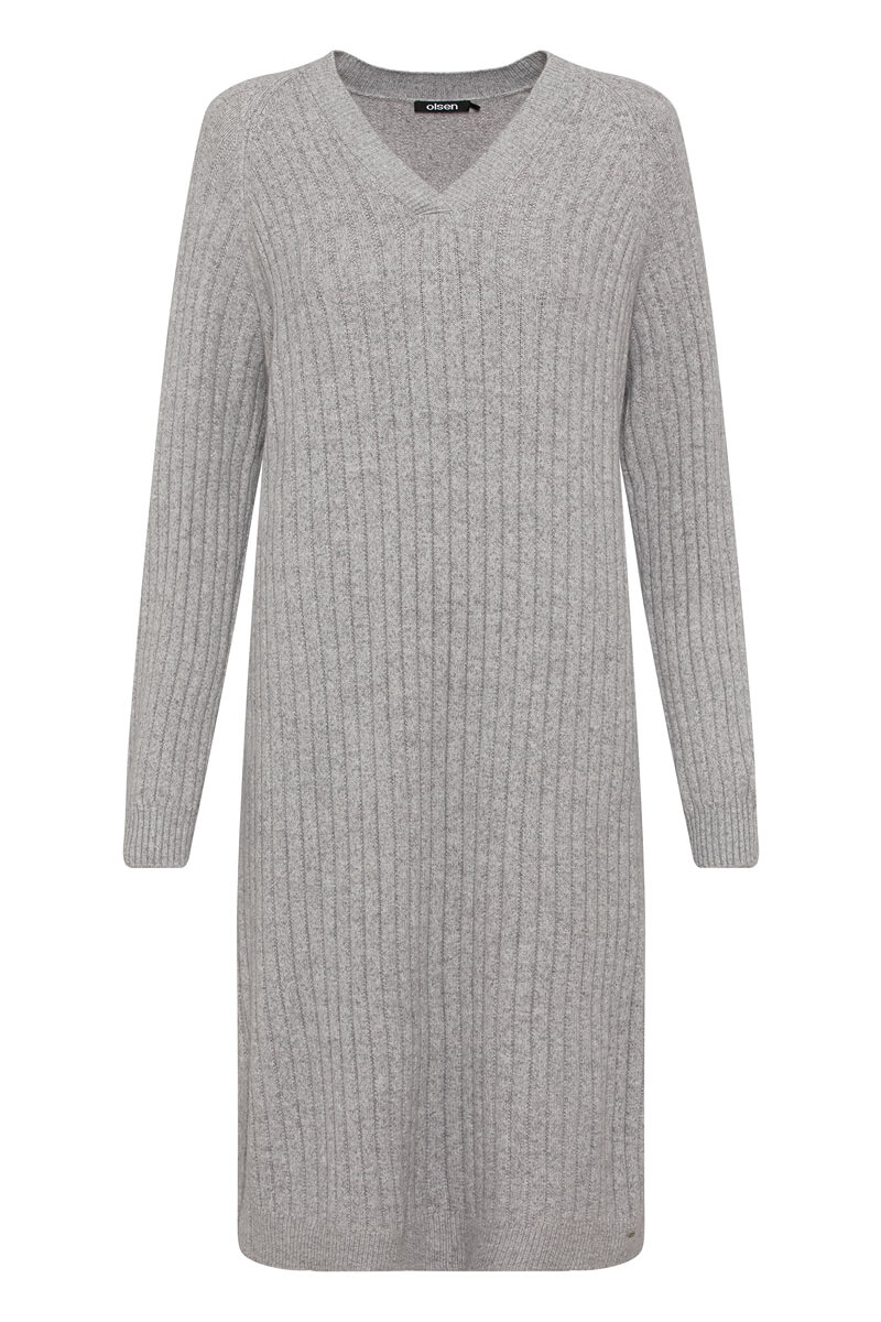 Olsen flatknit v neck short dress 13001730