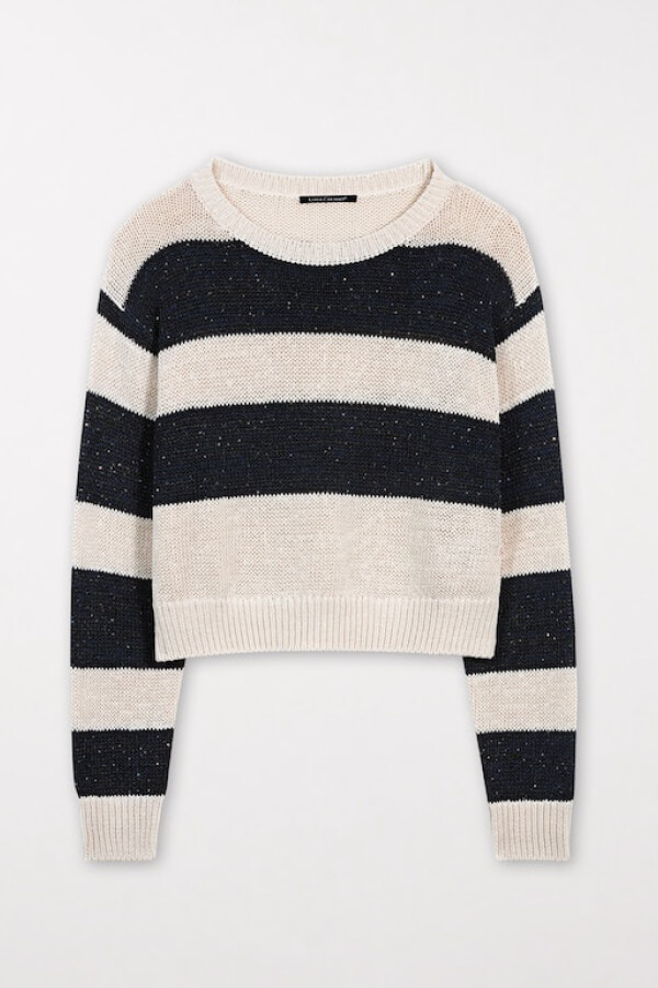 Luisa Cerano block stripe sweater