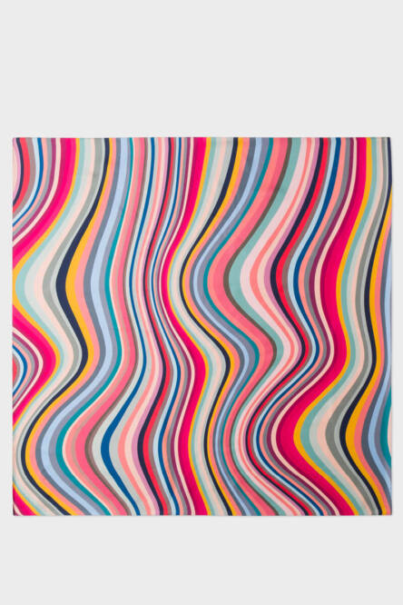 PS Paul Smith swirl Silk square scarf