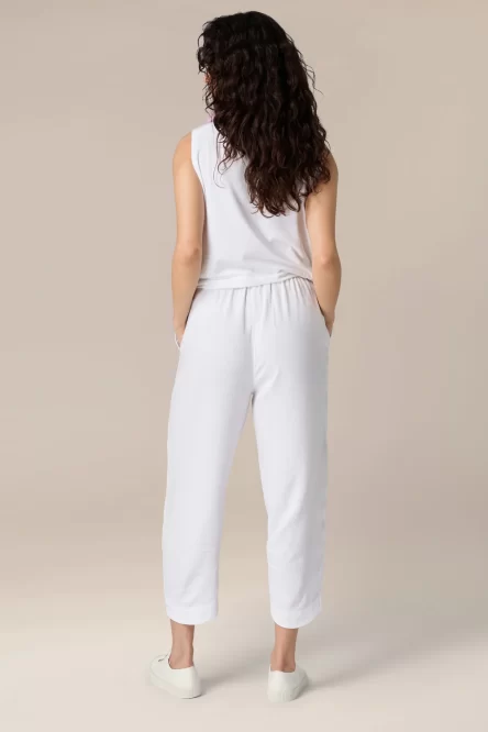 Sahara linen crop bubble trouser LAP5691 HTL | Jane Young