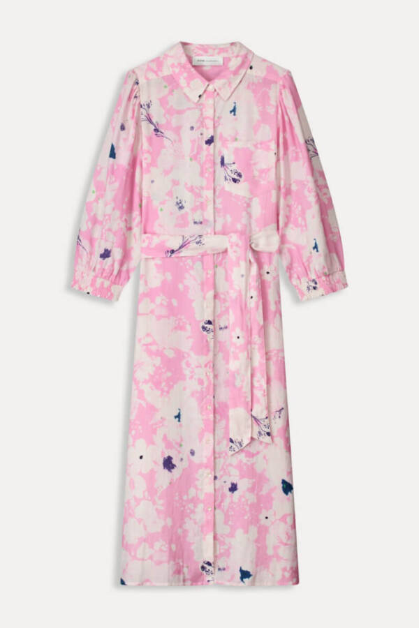 POM-Amsterdam-floral-print-midi-shirt-dress