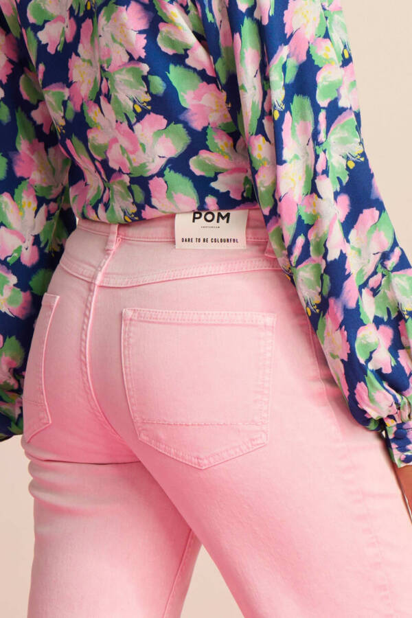 POM-Amsterdam-pink-straight-fit-jeans