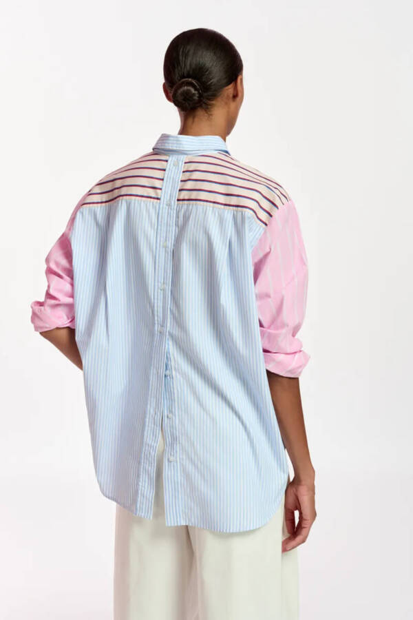 Essentiel-Antwerp-pink-and-blue-striped-shirt-Famille