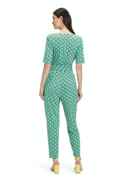 Betty-Barclay-Jumpsuit Green pattern