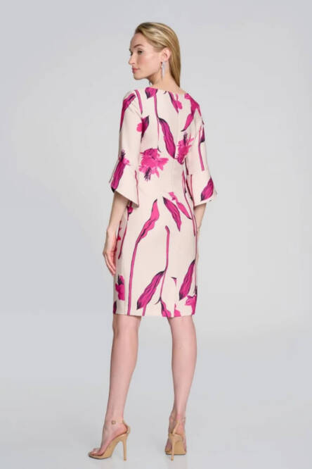 Joseph Ribkoff Floral Dress Pink