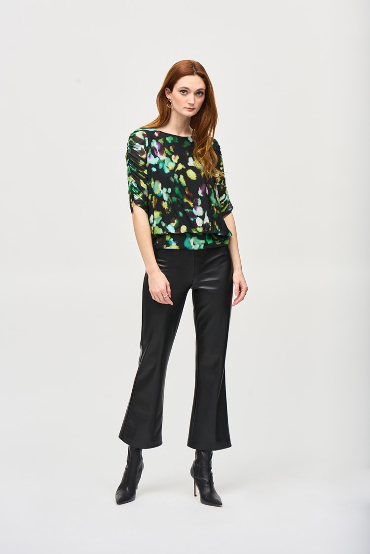 Joseph Ribkoff print top