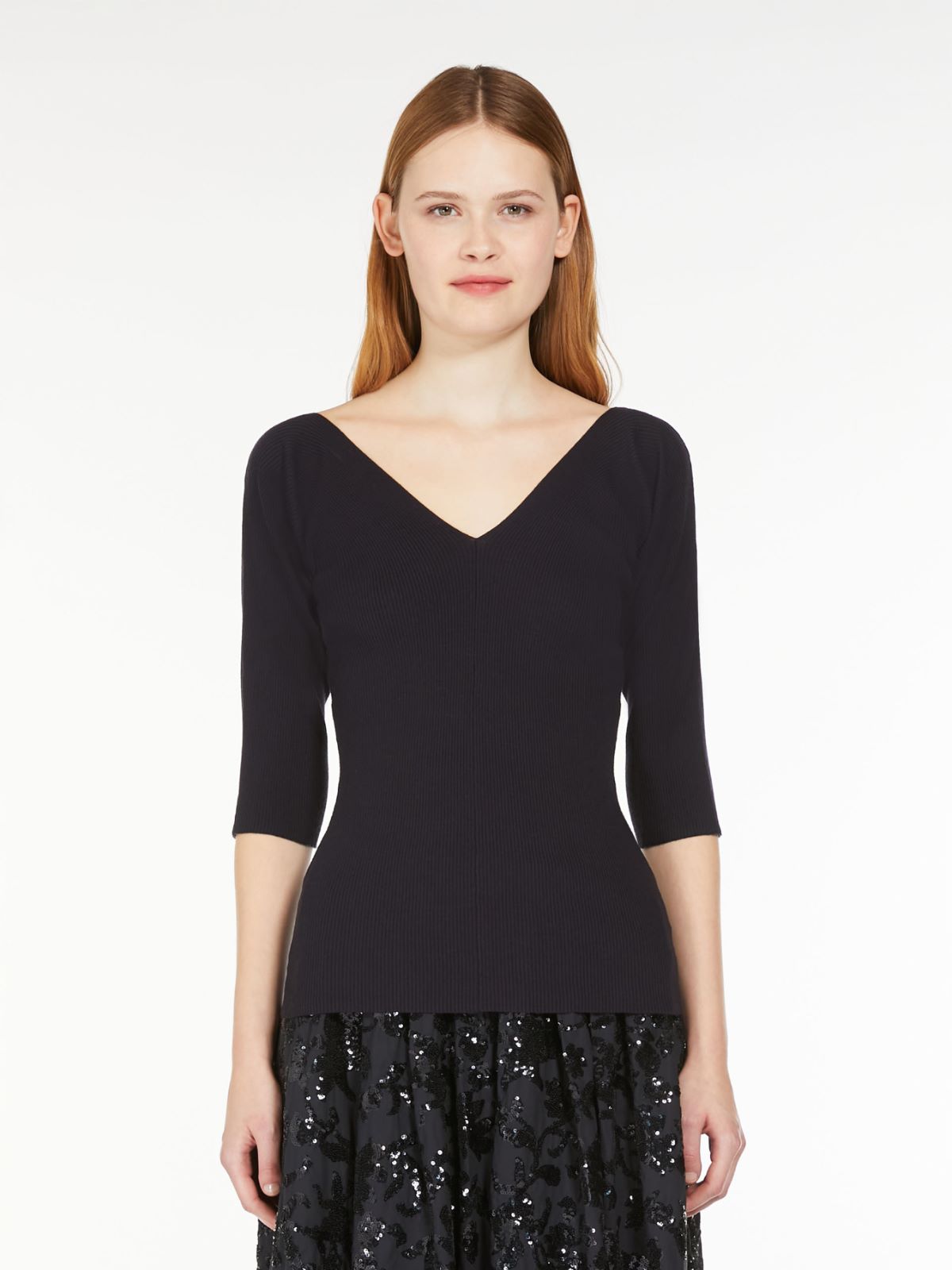 Maxmara Weekend v neck sweater Oceano