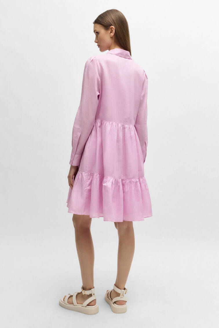 Boss tiered shirt dress