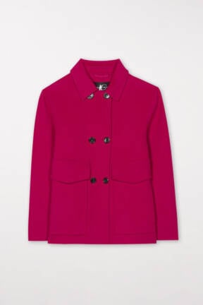 Luisa Cerano double face jacket 408591 fuchsia Pink