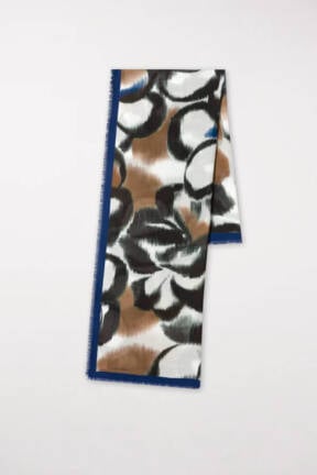 Luisa Cerano abstract print scarf 808694