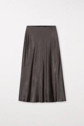 Luisa Cerano satin skirt 508239 grey