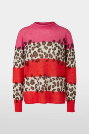 Marc Cain Sport colour block fluffy sweater