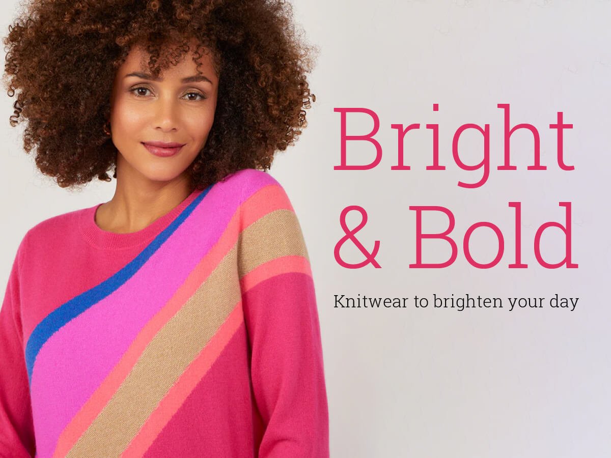 Bright Coco Cashmere bold and bright jumper