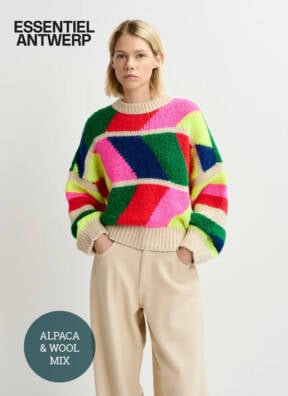 Essentiel Antwerp geometric knit sweater Graduation