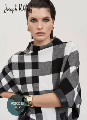 Joseph Ribkoff check sweater 243946