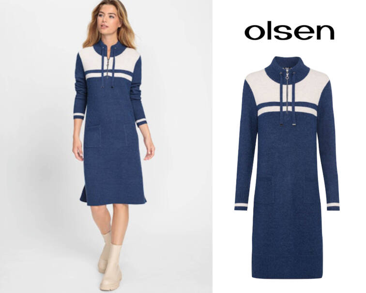 Olsen flat knit dress 13001798