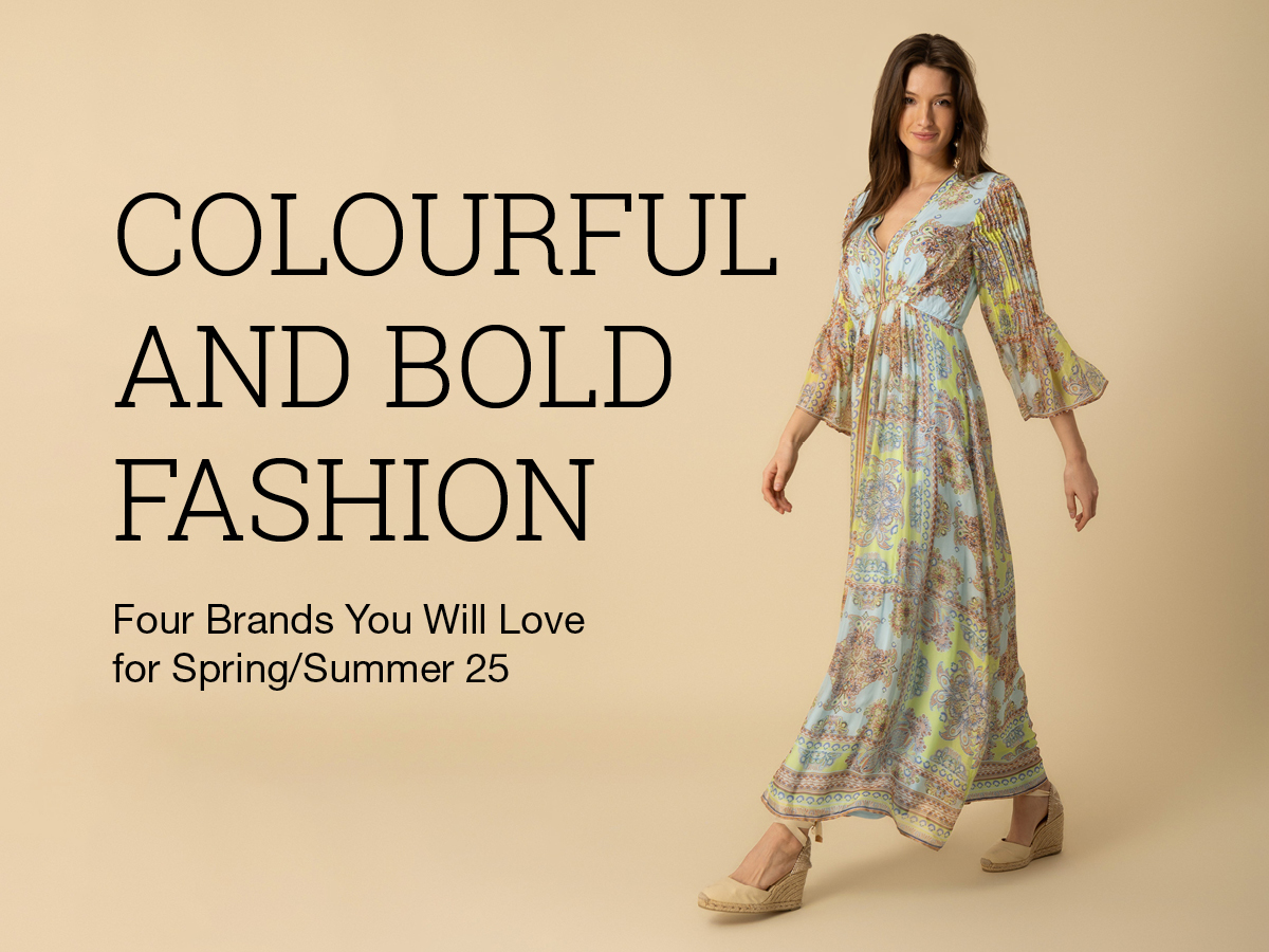 Colourful and bold Fashion to Get You Through January Hale Bob Dress Spring Summer 25 