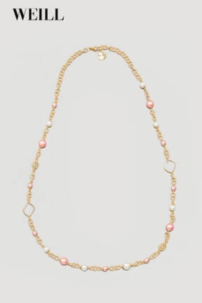 Weill long pink necklace 129106