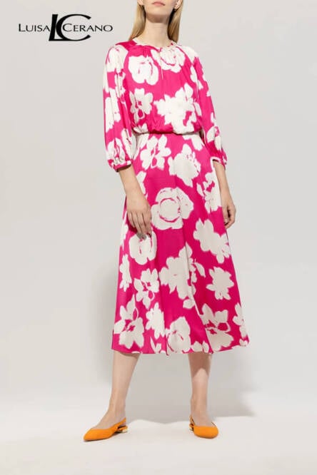 Luisa Cerano floral print maxi dress 718561