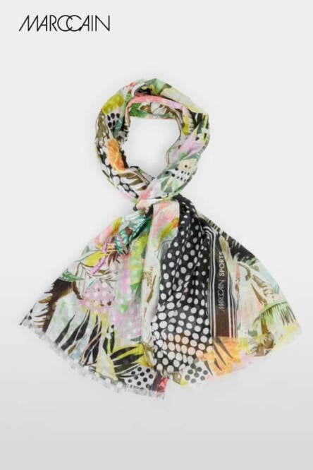 Marc Cain Sports print scarf YSB4.07 Z15