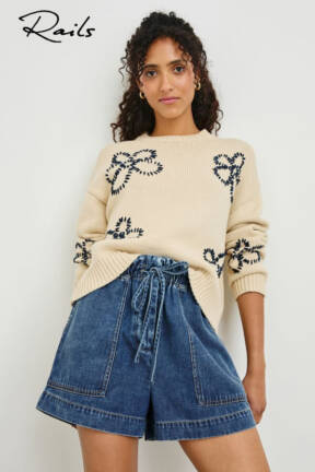 Rails stitched daisy sweater Zoey