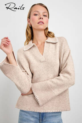 Rails collared knit sweater Athena